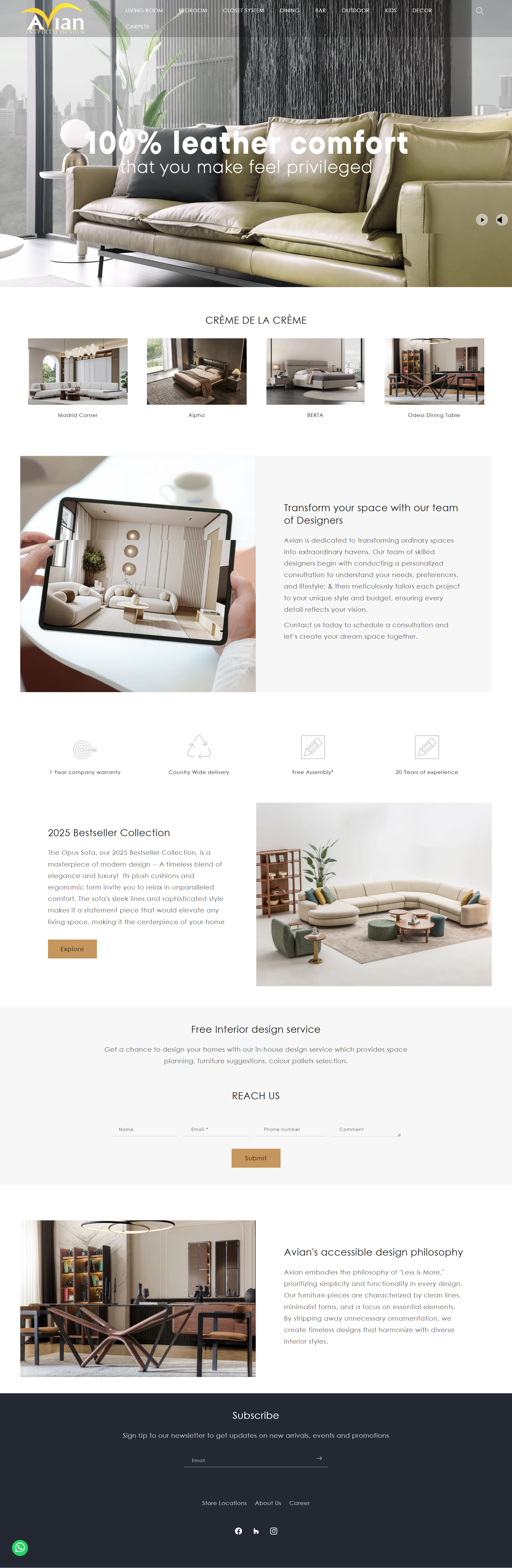 Avian Lifestyle project screenshot