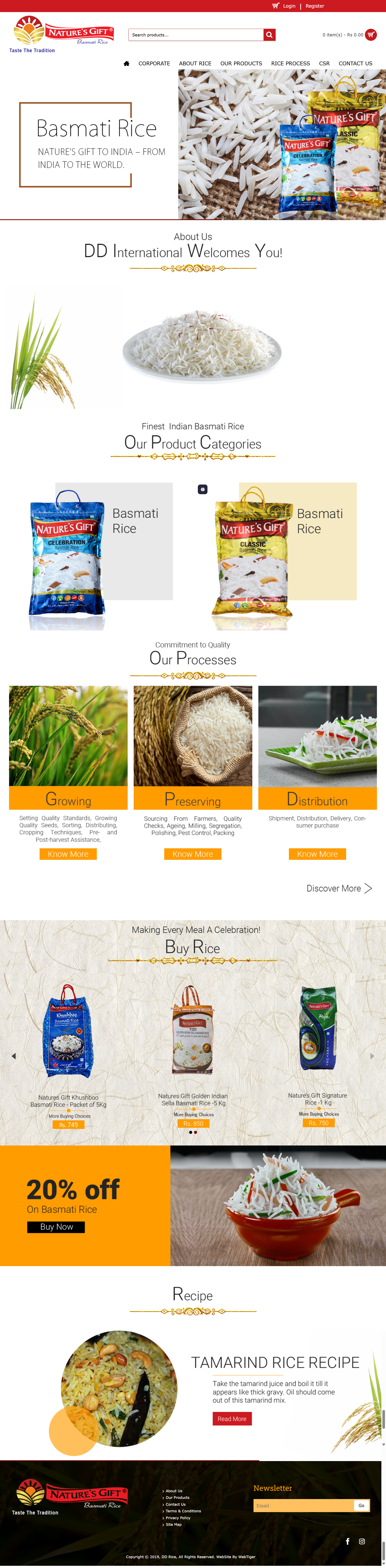 D.D. International Inc project screenshot