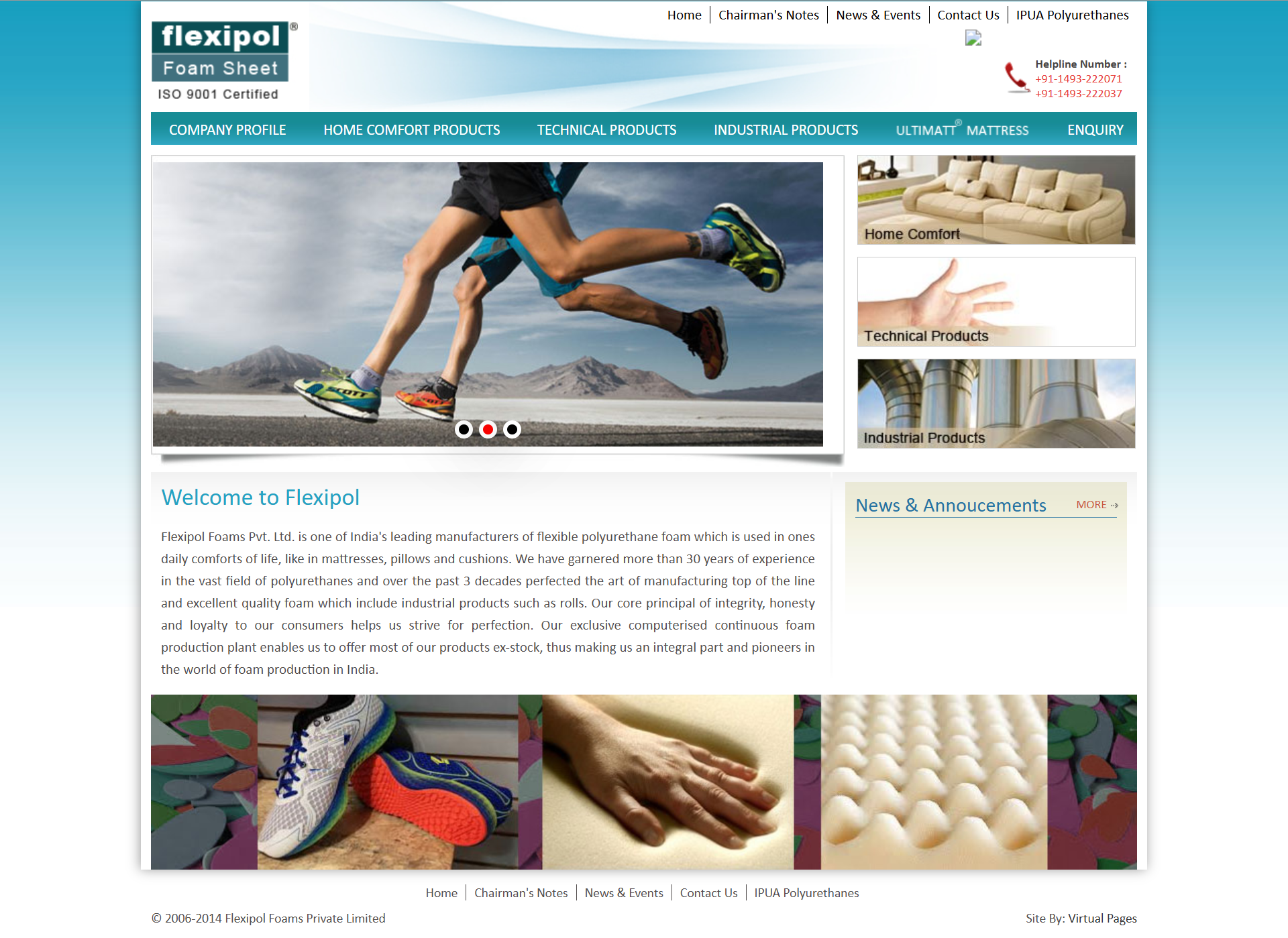 Flexipol Foams Pvt. Ltd. project screenshot