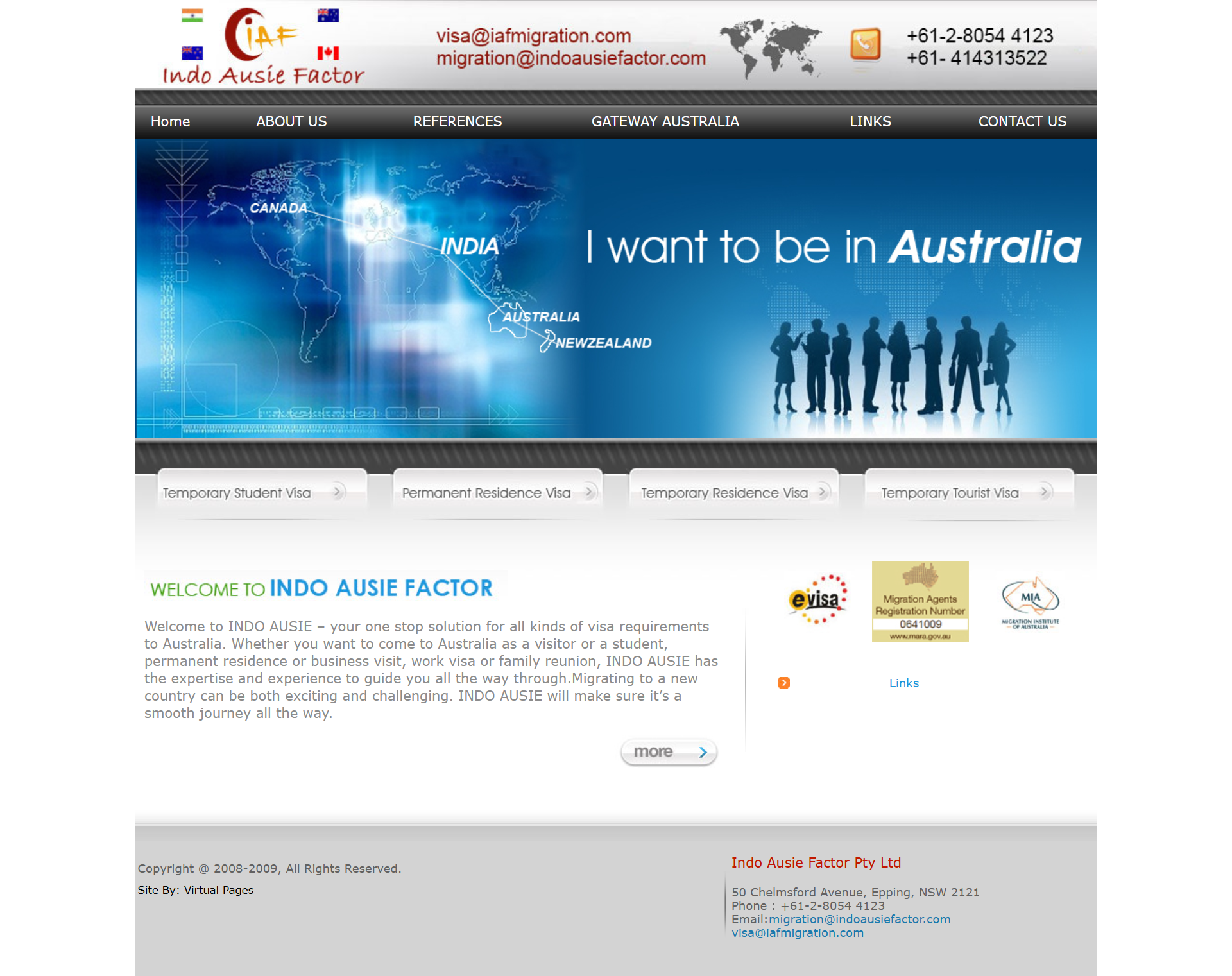 IAF Migration project screenshot