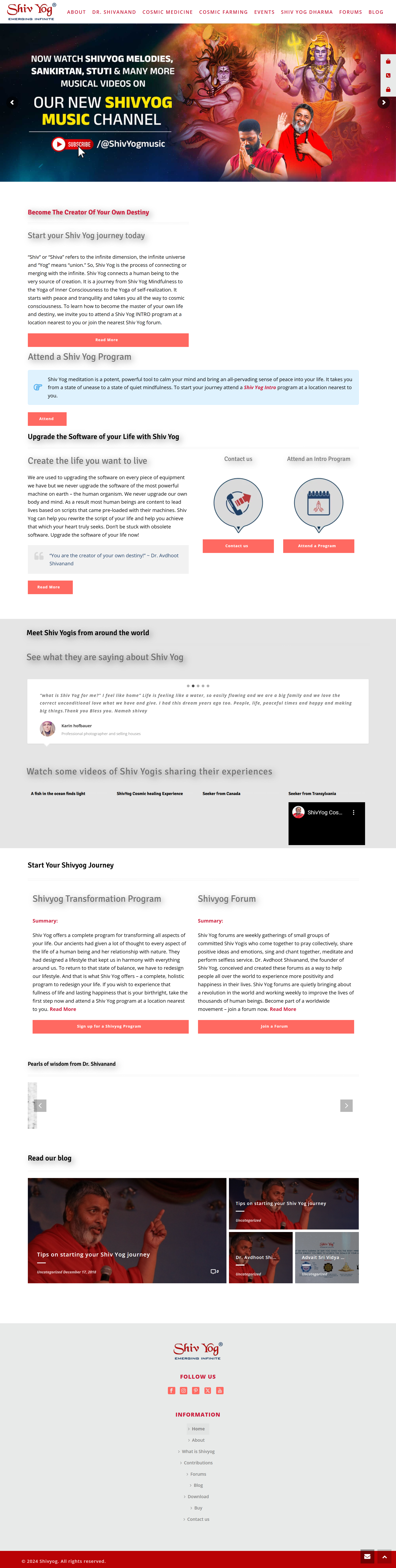 ShivYog project screenshot