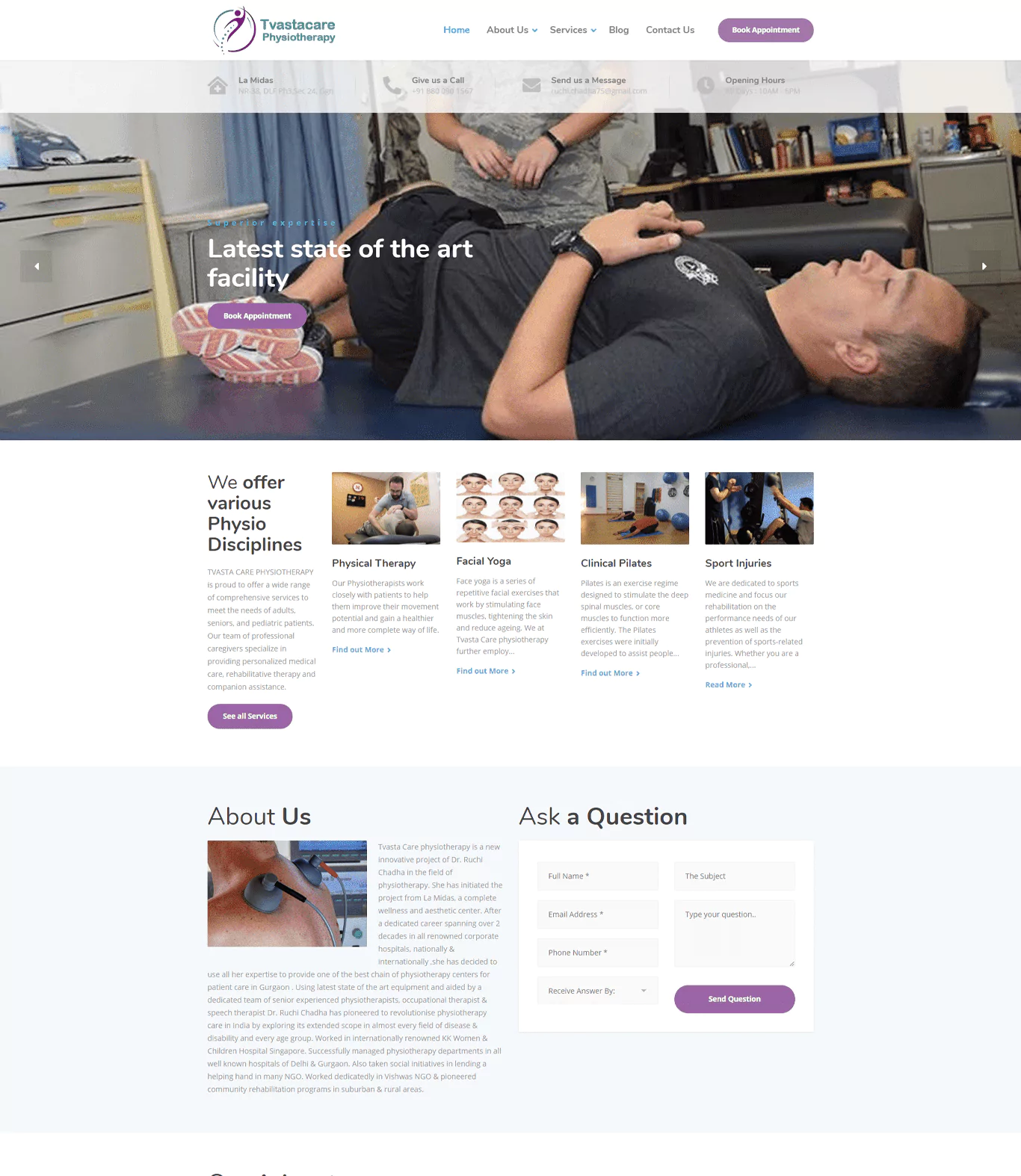 Tvasta Care project screenshot